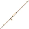 Armband Armkette Engel Schutzengel 585 Gold Rotgold 16cm Identbändchen Kinder