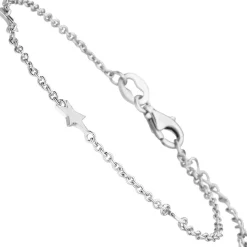 Armband Armkette mit 3 Anhängern Sterne aus 925 Sterling Silber 16-19cm
