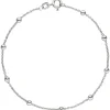 Armband Armkette mit Kugeln 2,9mm aus 925 Silber 18,5cm Armschmuck Kugelkette