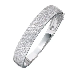 Armband Armreif Armschmuck, Zirkonia, 925 Echt Silber Sterlingsilber