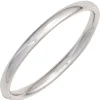 Armband Armreif aus 925 Silber glänzend oval schlicht Kastenschloss ca. 19,5 cm