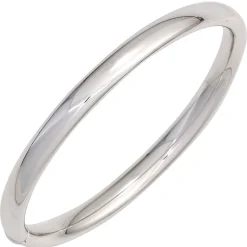 Armband Armreif aus 925 Silber glänzend oval schlicht Kastenschloss ca. 19,5 cm