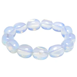 Armband Armschmuck aus Opalit Mondstein Nuggets, Damenarmband