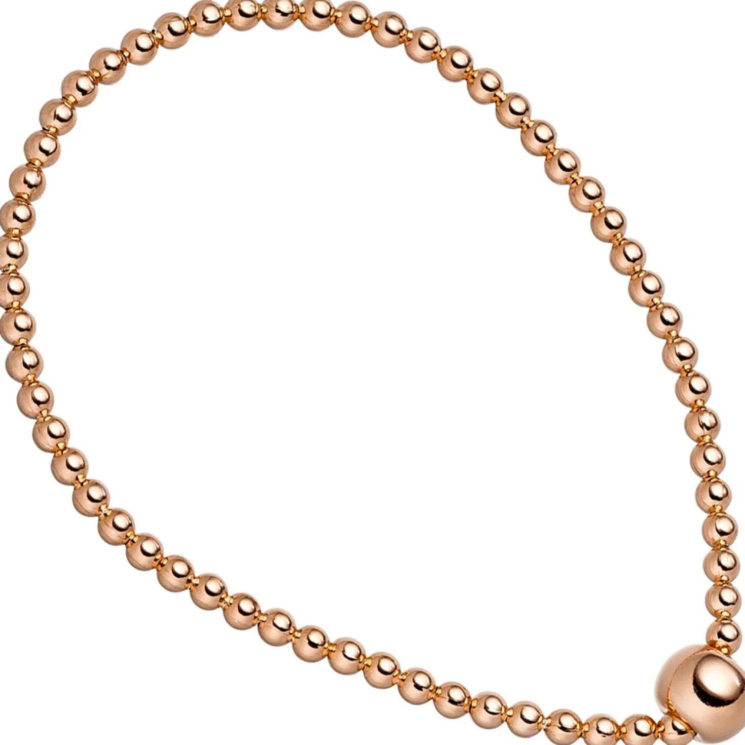 Armband Armschmuck aus 925 Silber rotgold vergoldet Silberarmband endlos dehnbar