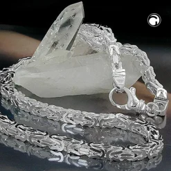 Armband Armschmuck 925 Silber, Unisex, Massiv, Länge 23,5cm