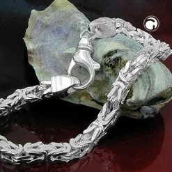 Armband Armschmuck 925 Silber, Unisex, Massiv, Länge 23,5cm