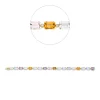 Armband aus 750 Gelbgold 18 Farbsteine 17,6ct mehrfarbig 18 Brillanten 0,3ct TW-SI