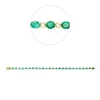 Armband aus 750 Gelbgold 25 Smaragde 5,56ct grün 25 Brillanten 0,51ct F-VSI/SI