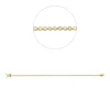 Armband aus 750 Gold Gelbgold 28 Brillanten 0,26ct F-SI B:2,4mm L:18cm Zarge