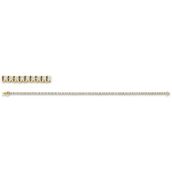 Armband aus 750 Gold Gelbgold 92 Brillanten 0,75ct TW-SI B:2,1mm L:18cm