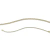 Armband aus 750 Gold Gelbgold 102 Brillanten 0,92ct TW-SI B:1,5mm L:18cm 4er-Krappe