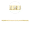 Armband aus 750 Gold Gelbgold 7 Brillanten 0,85ct TW-SI B:7,1mm L:18,2cm Zarge