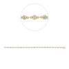 Armband aus 750 Gold Gelbgold 23 Brillanten 2ct TW-SI L:18cm