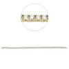 Armband aus 750 Gold gelb/weiß 75 Brillanten 2,51ct TW-SI B:1,9mm L:17,8cm