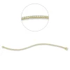 Armband aus 750 Gold gelb/weiß 87 Brillanten 1,5ct TW-SI B:1,9mm L:18cm 4er-Krappe