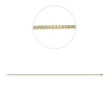 Armband aus 750 Gold gelb/weiß 108 Brillanten 1ct TW-SI L:18cm 4er-Krappe