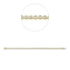 Armband aus 750 Gold gelb/weiß 46 Brillanten 2ct TW-SI L:18cm Zarge