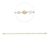 Armband aus 750 Gold gelb/weiß 36 Diamanten 3,52ct TW-VSI B:3,1mm L:18cm