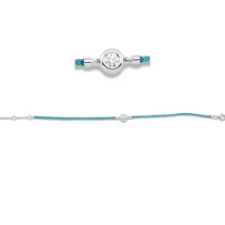 Armband aus 750 Gold Weißgold Brillant 0,23ct TW-SI L:17,8cm Zarge