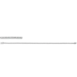 Armband aus 585 Gold Weißgold 119 Brillanten 1ct F-SI L:18cm