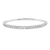 Armband aus 750 Gold Weißgold 32 Brillanten 3,16ct TW-SI B:3,6mm 4er-Krappe