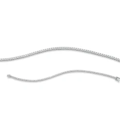 Armband aus 750 Gold Weißgold 87 Brillanten 1,5ct TW-SI B:1,9mm L:18cm 4er-Krappe