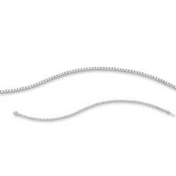 Armband aus 750 Gold Weißgold 88 Brillanten 2,5ct TW-SI B:2,6mm L:18cm 4er-Krappe