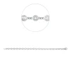 Armband aus 750 Gold Weißgold 20 Brillanten 1,4ct TW-SI B:4mm L:16,5cm Zarge