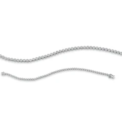 Armband aus 750 Gold Weißgold 54 Brillanten 1ct TW-SI B:3,2mm L:18cm Zarge