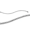 Armband aus 750 Gold Weißgold 54 Brillanten 5ct TW-SI L:18,4cm