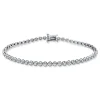 Armband aus 750 Gold Weißgold 56 Brillanten 0,98ct TW-SI L:17,8cm