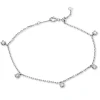 Armband aus 750 Gold Weißgold 5 Brillanten 0,38ct TW-SI L:17,8cm