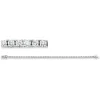 Armband aus 750 Gold Weißgold 54 Brillanten 4,05ct TW-SI L:17,8cm
