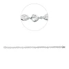 Armband aus 750 Gold Weißgold 24 Diamanten 4,31ct B:4,1mm L:16,5cm