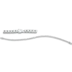 Armband aus 750 Gold Weißgold 72 Diamanten 3,65ct B:3,3mm L:17,8cm