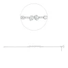 Armband aus 750 Gold Weißgold 26 Diamanten 0,56ct B:4mm L:18cm
