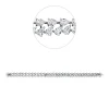 Armband aus 750 Gold Weißgold 70 Diamanten 13,01ct F-VSI L:18cm