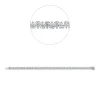 Armband aus 750 Gold Weißgold 63 Diamanten 9,18ct L:17,5cm 3er-Krappe