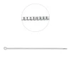 Armband aus 750 Gold Weißgold 100 Diamanten 1,87ct TW-SI B:6,2mm L:19cm