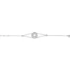 Armband aus 750 Gold Weißgold 99 Diamanten 0,78ct TW-SI L:17,5cm