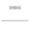 Armband aus 750 Gold Weißgold 470 Diamanten 5,26ct TW-VSI L:17cm