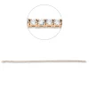 Armband aus 750 Gold weiß/rot 75 Brillanten 2,49ct TW-SI B:1,9mm L:17,8cm