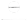 Armband aus 750 Weißgold 100 Brillanten 0,96ct TW-SI B:1,7mm L:17,5cm 4er-Krappe