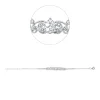 Armband aus 750 Weißgold 42 Brillanten 0,26ct TW-SI/PI B:38,8mm L:18cm