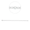 Armband aus 750 Weißgold 40 Diamanten 3,57ct TW-VSI B:4,2mm L:17,8cm