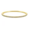 Armband Flex-Band aus 750 Gold Gelbgold 66 Brillanten 2,07ct TW-SI Ø53mm