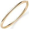 Armreif Armband Armschmuck aus 750 Gold Gelbgold 4mm breit glänzend oval 60x49mm