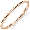 Armreif Armband Armschmuck aus 585 Gold Rotgold 4mm breit glänzend oval 60x49mm