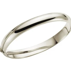 Armreif Armband Armschmuck aus 585 Gold Weißgold, 9mm breit, Damen