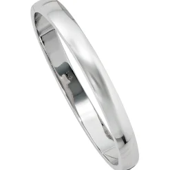 Armreif Armschmuck aus 925 Echt Silber Sterlingsilber rhodiniert, oval